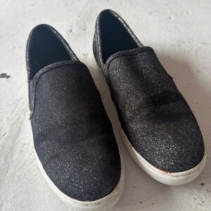 Brash Black Slip-On Women’s Trendy Statement Casual Slip on size 8.5 Sneakers